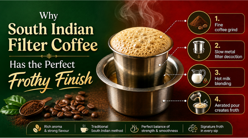 Why South Indian Filter Coffee Has the Perfect Frothy Finish