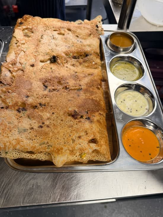Crispy Dosa Orpington dish