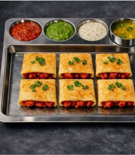 Crispy Dosa Orpington dish