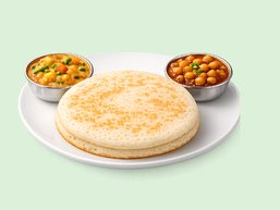 Kal Dosa with Korma or Chana