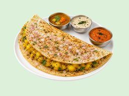 Onion Rava Masala Dosa