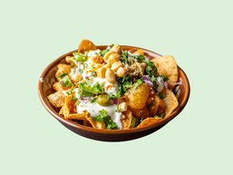 Aloo Tikki with Chana Masala